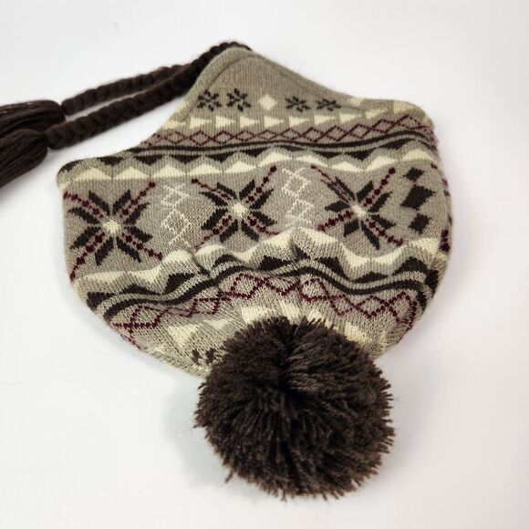 Lids Hat Mens Y2k Streetwear‎ Skateboard Punk Retro Skater Nordic Knitted Tassel - Picture 7 of 9